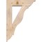 Ekena Millwork Funston Traditional Smooth Bracket w/ Offset Brace, Douglas Fir, 7 1/2"W x 28"D x 40"H BKT0806X28X40FST01SDF - alternate 4